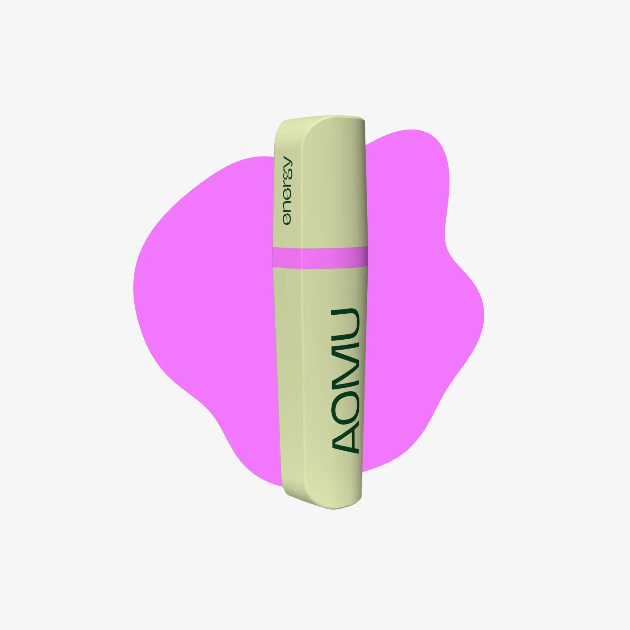 Closed AOMU Energy essential oil pocket inhaler